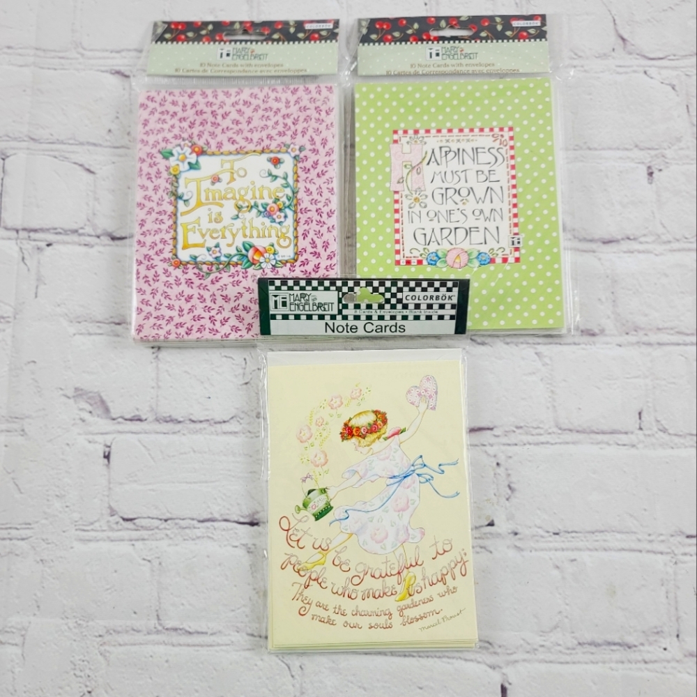 Mary Engelbright Notecards Bundle Of 3 Packs Unopened